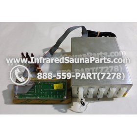 COMPLETE CONTROL POWER BOX WITH CONTROL PANEL - COMPLETE CONTROL POWER BOX  AIRWALL INFRARED SAUNA WITH CONTROL PANEL 13