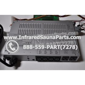 COMPLETE CONTROL POWER BOX WITH CONTROL PANEL - COMPLETE CONTROL POWER BOX VIDAL INFRARED SAUNA STYLE 3 WITH ONE CONTROL PANEL 5