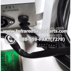 COMPLETE CONTROL POWER BOX WITH CONTROL PANEL - COMPLETE CONTROL POWER BOX WATERSTAR INFRARED SAUNA STYLE 1 WITH TWO CONTROL PANELS 5