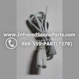 PLUG IN WIRES - PLUG IN WIRE 2 PIN FEMALE FOR SUNLIGHT INFRARED SAUNA STYLE 2 2