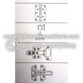 DOOR HINGES - GLASS DOOR HINGE STYLE 5 10