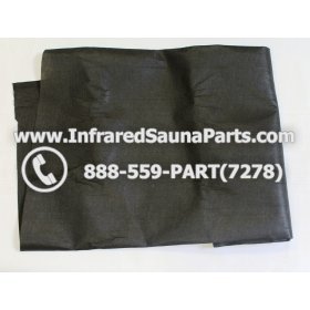 INFRARED SAUNA HEATER ACCESSORIES  - CARBON HEATER COVER IN BLACK 2