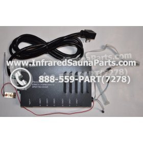COMPLETE CONTROL POWER BOX 220V / 240V - COMPLETE CONTROL POWER BOX 220V / 240V WITH 7 CIRCUIT BOARD PINS  6 FEMALE PLUGS SAUNAGEN INFRARED SAUNA 14