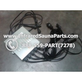 COMPLETE CONTROL POWER BOX 220V / 240V - COMPLETE CONTROL POWER BOX 220V / 240V FED INTL.INFRARED SAUNA WITH 8 HEATER PLUGS v1 14