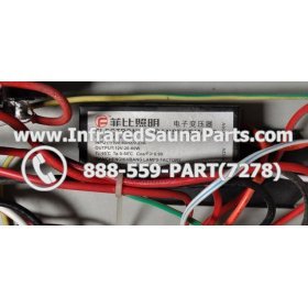 COMPLETE CONTROL POWER BOX 220V / 240V - COMPLETE CONTROL POWER BOX 220V / 240V MASTERSAUNA INFRARED SAUNA STYLE 2 7