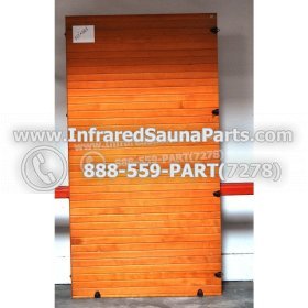 WOOD SAUNA WALLS - HEMLOCK WOOD SAUNA PANEL ( 71.2" x 38.3" ) 1