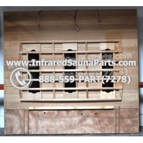 WOOD SAUNA WALLS - HEMLOCK WOOD SAUNA PANEL ( 70" x 75.5" ) 4