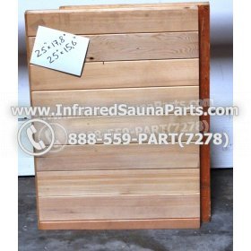 WOOD BENCHS + HEATERS - HEMLOCK WOOD FOLDABLE BENCH ( 25" x 17.8" ) 5