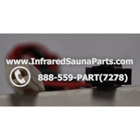 THERMOSTATS - THERMOSTAT - 2 PIN MALE TO FEMALE IN BLACK AND RED EXTENSION CORD 8