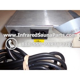 COMPLETE CONTROL POWER BOX WITH CONTROL PANEL - COMPLETE CONTROL POWER BOX EZE INFRARED SAUNA WITH CONTROL PANEL 9
