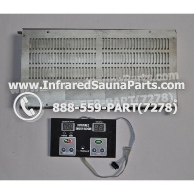COMPLETE CONTROL POWER BOX WITH CONTROL PANEL - COMPLETE CONTROL POWER BOX HYDRA INFRARED SAUNA STYLE 2 WITH ONE CONTROL PANEL 1