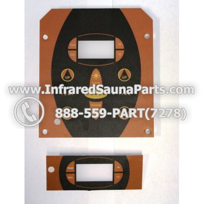 FACE PLATES - FACEPLATE FOR GAIA INFRARED SAUNA FRONT AND BACK COMBO 1