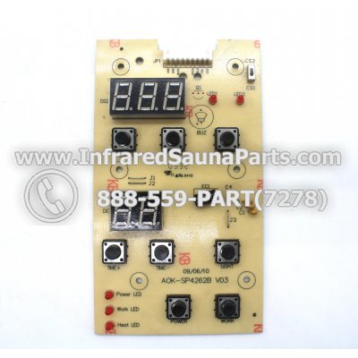 CIRCUIT BOARDS / TOUCH PADS - CIRCUIT BOARDS / TOUCH PADS - AOK-SP4262B V03   (8 BUTTONS) 1
