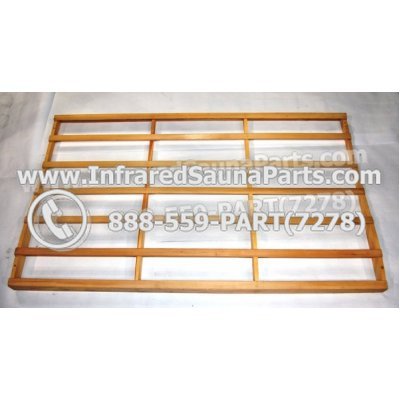 WOOD BACKRESTS - HEMLOCK WOOD BACKREST WITH 2 PANELS   ( 55" x 33" ) 1