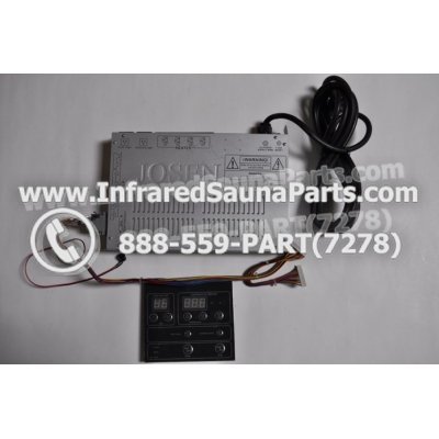 COMPLETE CONTROL POWER BOX WITH CONTROL PANEL - COMPLETE CONTROL POWER BOX GAIA INFRARED SAUNA STYLE 3 WITH ONE CONTROL PANEL 1