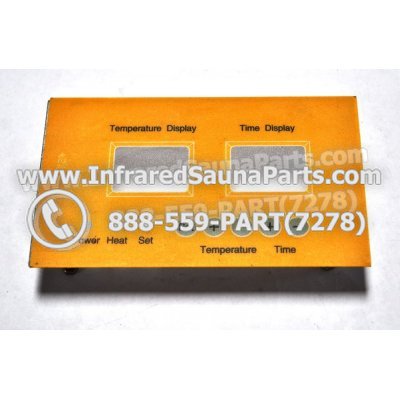 CIRCUIT BOARDS WITH  FACE PLATES - CIRCUIT BOARD WITH FACEPLATE HEALTHLAND INFRARED SAUNA 06S10196 1